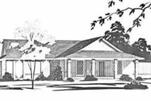 Ranch Exterior - Front Elevation Plan #36-358