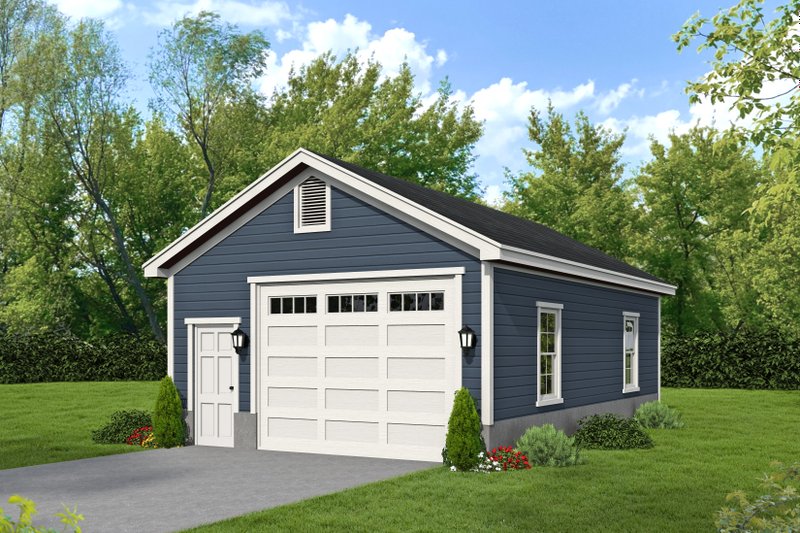 Dream House Plan - Contemporary Exterior - Front Elevation Plan #932-942