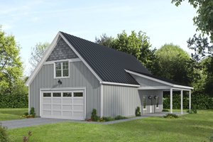 House Blueprint - Craftsman Exterior - Front Elevation Plan #932-1356