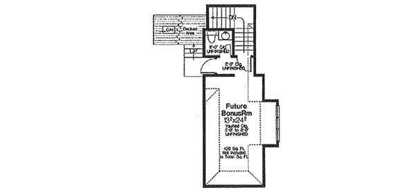 European Floor Plan - Upper Floor Plan #310-325