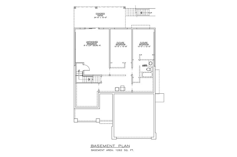 Architectural House Design - Floor Plan - Other Floor for Farmhouse House Plan #1100-86 - 2 bed, 2 bath