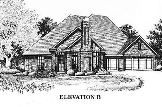 Exterior - Other Elevation for Traditional House Plan #310-786 - 4 bed, 2.5 bath