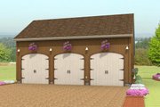 Country Style House Plan - 0 Beds 0 Baths 720 Sq/Ft Plan #75-204 