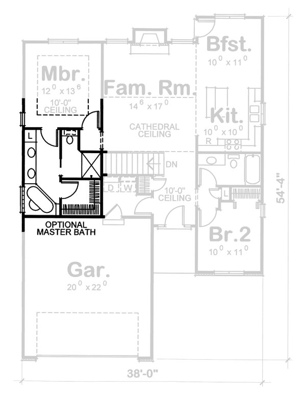 Home Plan - Traditional Floor Plan - Other Floor Plan #20-1714