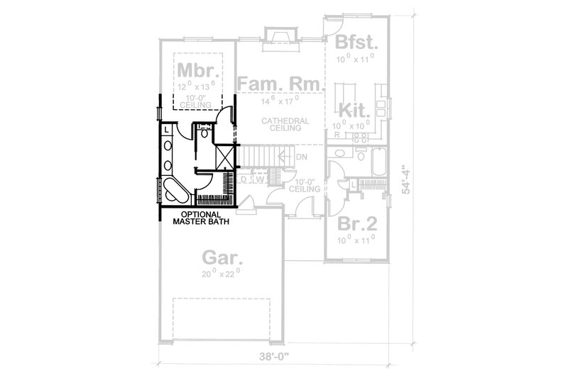 Dream House Plan - Floor Plan - Other Floor for Traditional House Plan #20-1714 - 2 bed, 2 bath