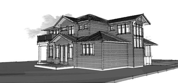 House Blueprint - Craftsman Floor Plan - Other Floor Plan #1101-50