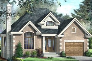Traditional Exterior - Front Elevation Plan #25-4137