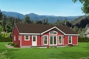 Country Style House Plan - 2 Beds 2 Baths 1688 Sq/Ft Plan #932-61 