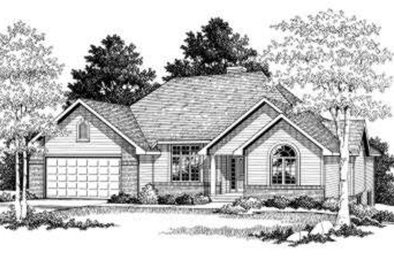 Dream House Plan - Traditional Exterior - Front Elevation Plan #70-757