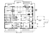 European Style House Plan - 4 Beds 5.5 Baths 8904 Sq/Ft Plan #117-614 