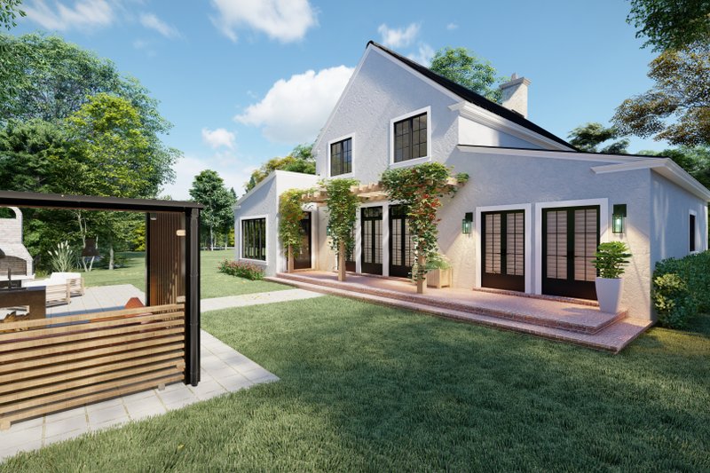 Home Plan - Exterior - Other Elevation 2 for Cottage House Plan #1094-19 - 4 bed, 3.5 bath