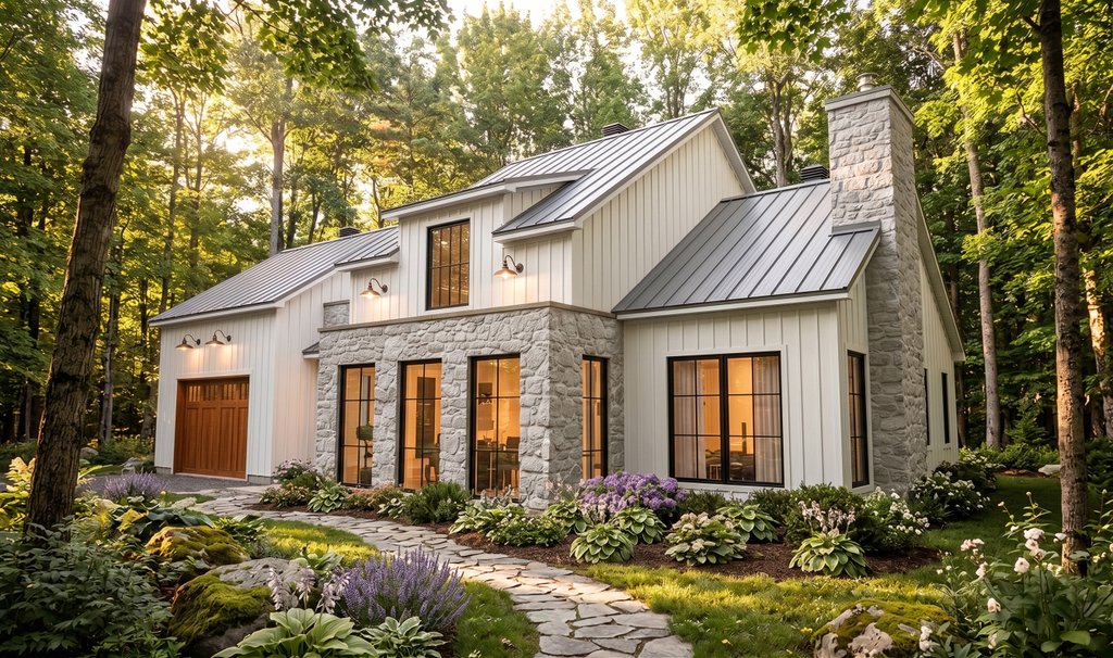 Exterior - Front Elevation 2 for Country House Plan #23-2805 - 4 bed, 2.5 bath