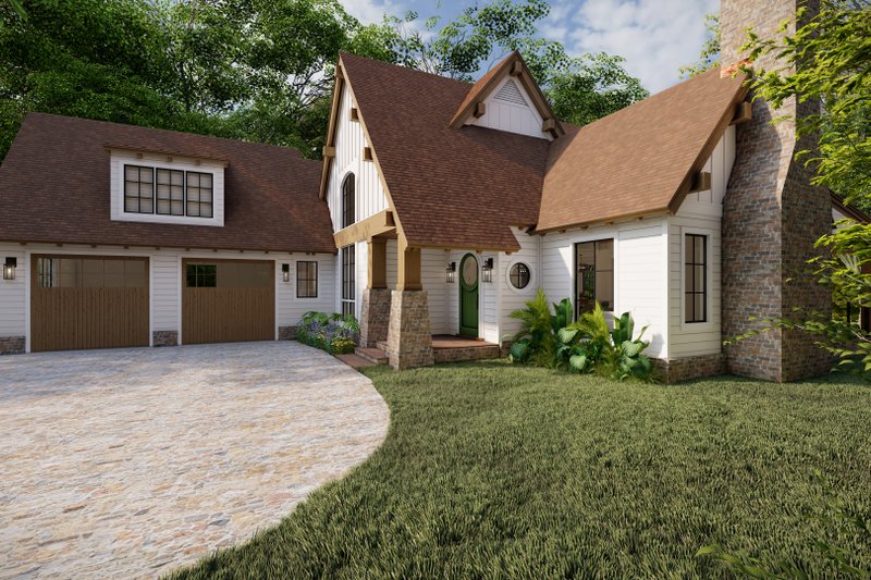 House Design - Exterior - Front Elevation 5 for Craftsman House Plan #1094-5 - 3 bed, 3.5 bath