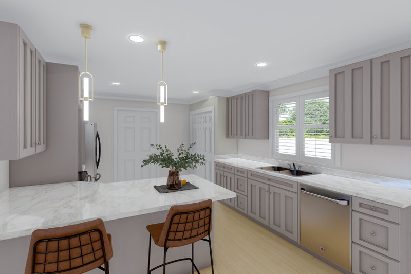 House Design - Interior - Kitchen for Traditional House Plan #1060-184 - 3 bed, 2 bath