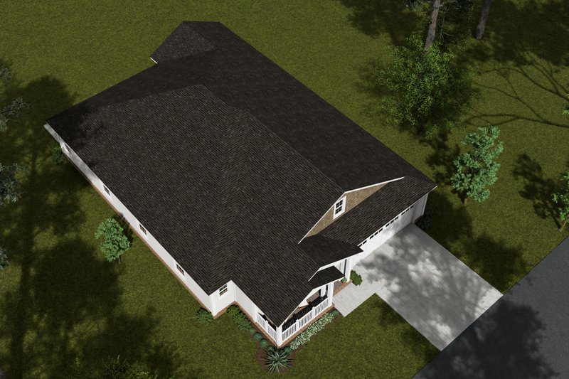 House Blueprint - Exterior - Other Elevation 2 for Cottage House Plan #513-2300 - 4 bed, 3 bath