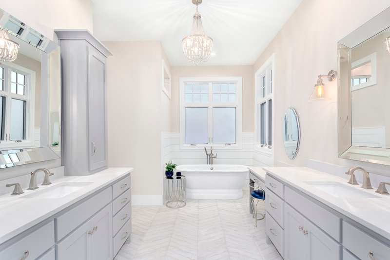 Architectural House Design - Interior - Master Bathroom for Farmhouse House Plan #928-284 - 4 bed, 4.5 bath