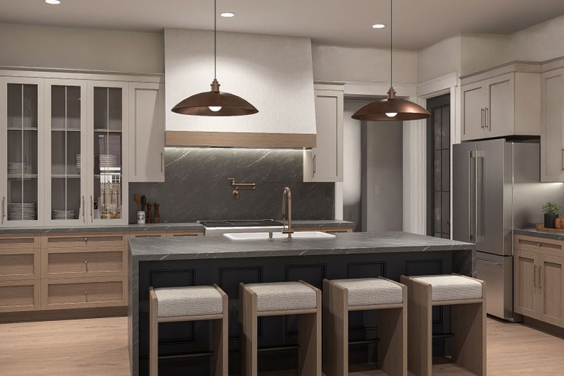 Architectural House Design - Interior - Kitchen for Cottage House Plan #455-815 - 3 bed, 2.5 bath