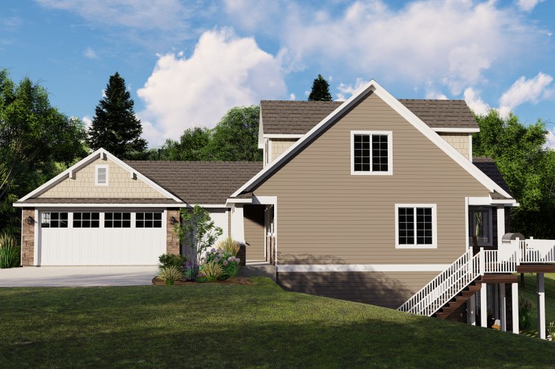 Dream House Plan - Exterior - Other Elevation for Beach House Plan #1064-27 - 3 bed, 2.5 bath