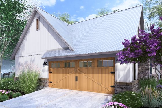 Exterior - Other Elevation 4 for Cottage House Plan #120-290 - 4 bed, 3.5 bath