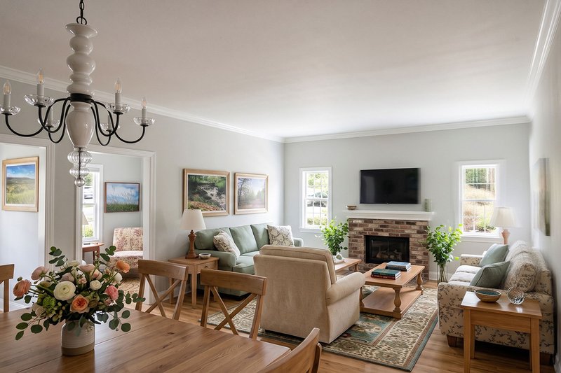 Architectural House Design - Interior - Other for Farmhouse House Plan #1099-18 - 3 bed, 2.5 bath