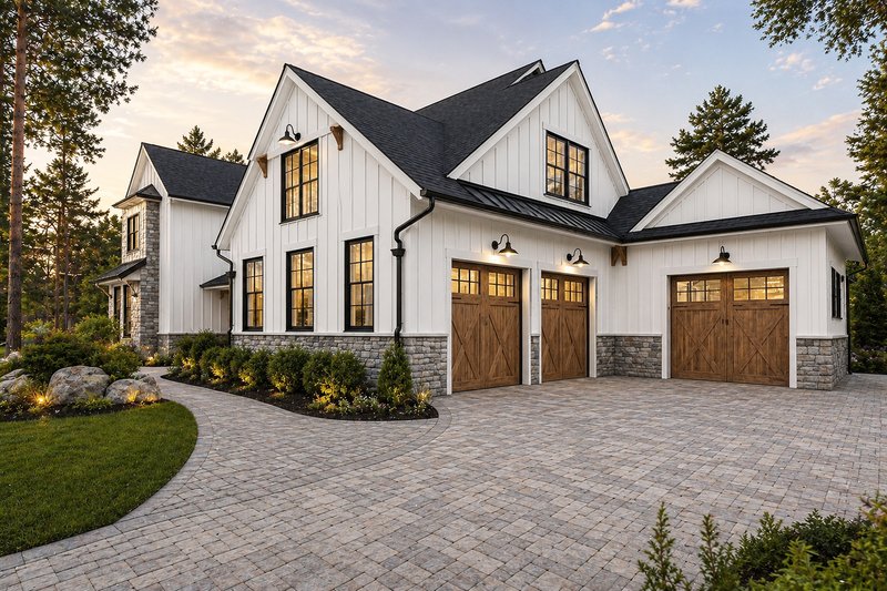 Architectural House Design - Exterior - Other Elevation for Farmhouse House Plan #928-457 - 4 bed, 6.5 bath