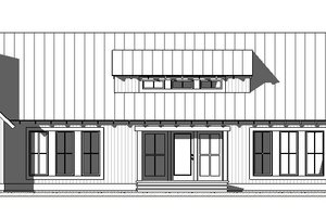 Exterior - Front Elevation 3 for Farmhouse House Plan #901-145 - 4 bed, 4.5 bath