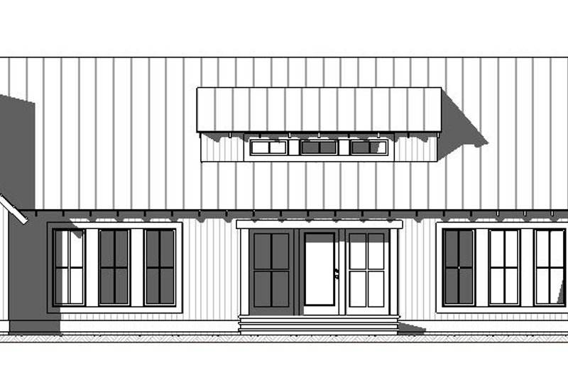 Home Plan - Exterior - Front Elevation 3 for Farmhouse House Plan #901-145 - 4 bed, 4.5 bath