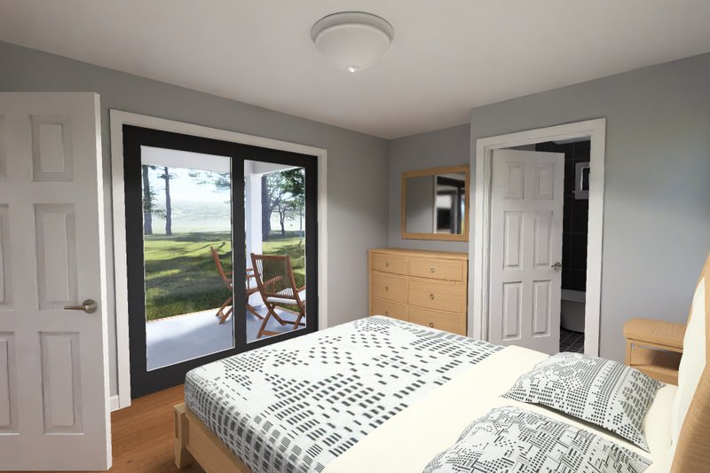 Dream House Plan - Interior - Master Bedroom 1 for Cottage House Plan #513-2444 - 2 bed, 2 bath