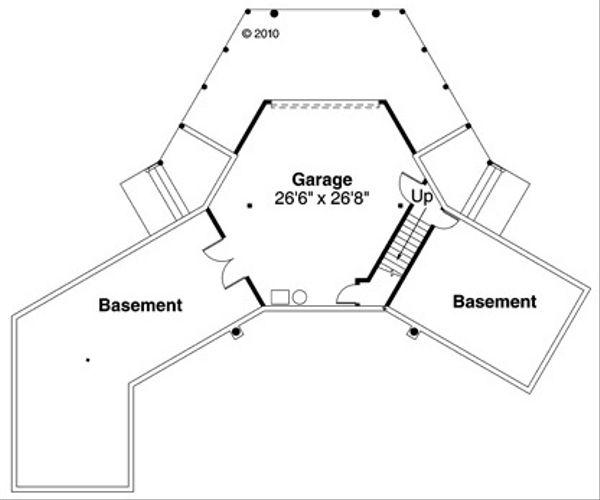 House Plan Design - Craftsman Floor Plan - Lower Floor Plan #124-853