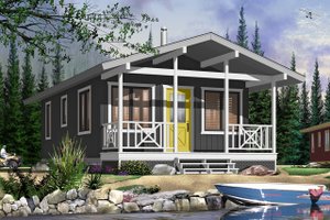 Architectural House Design - Cottage Exterior - Front Elevation Plan #23-2291