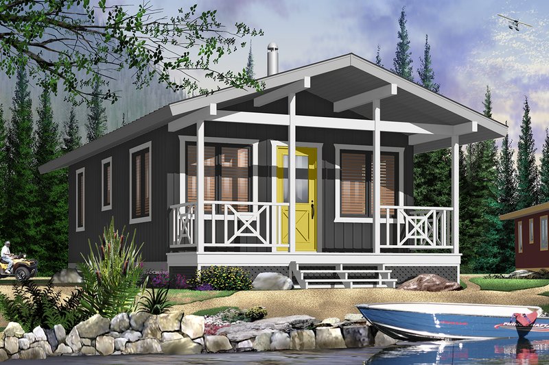 Home Plan - Cottage Exterior - Front Elevation Plan #23-2291