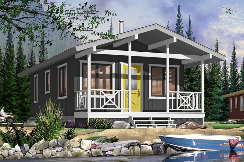Dream House Plan - Cottage Exterior - Front Elevation Plan #23-2291