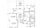 European Style House Plan - 5 Beds 6.5 Baths 6717 Sq/Ft Plan #67-880 