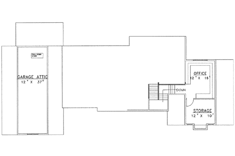 Dream House Plan - Floor Plan - Upper Floor for Modern House Plan #117-277 - 3 bed, 3 bath