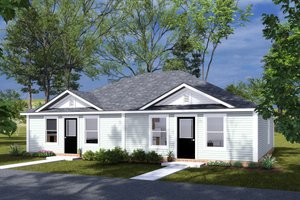Exterior - Other Elevation for Cottage House Plan #513-2303 - 3 bed, 1 bath