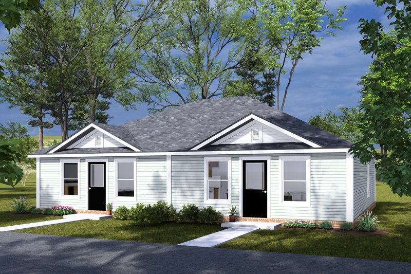 Architectural House Design - Exterior - Other Elevation for Cottage House Plan #513-2303 - 3 bed, 1 bath