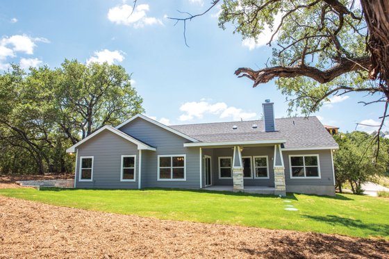 Exterior - Rear Elevation for Craftsman House Plan #20-2412 - 3 bed, 2.5 bath
