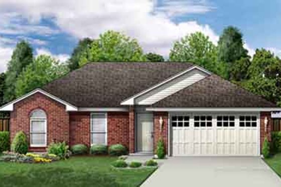 Exterior - Front Elevation for Traditional House Plan #84-158 - 3 bed, 2 bath