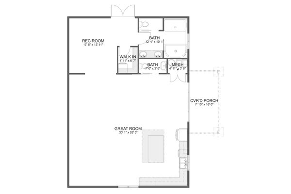 Home Plan - Traditional Floor Plan - Main Floor Plan #1060-202