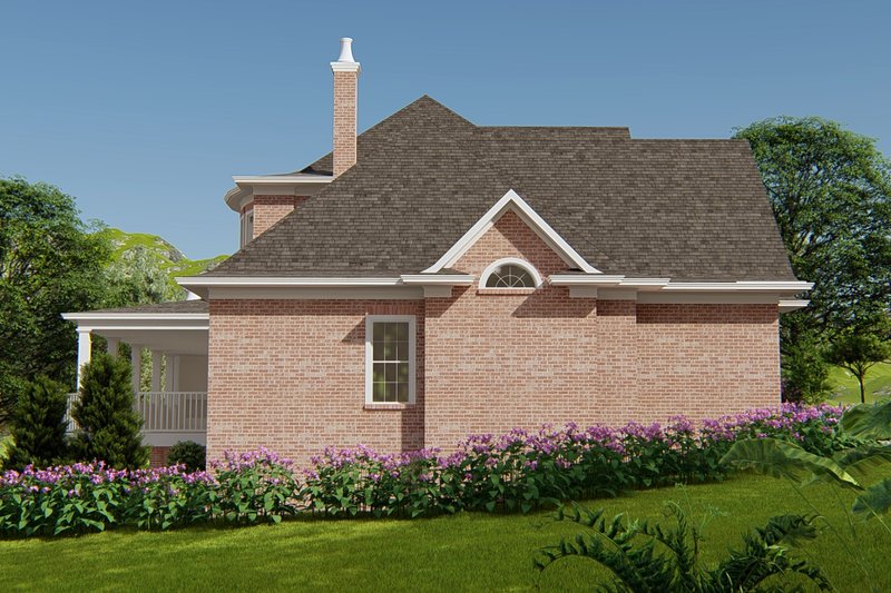 Home Plan - Exterior - Other Elevation for European House Plan #54-423 - 4 bed, 4.5 bath