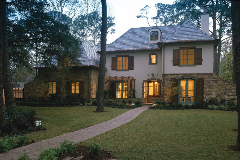 Dream House Plan - European Exterior - Front Elevation Plan #20-2167