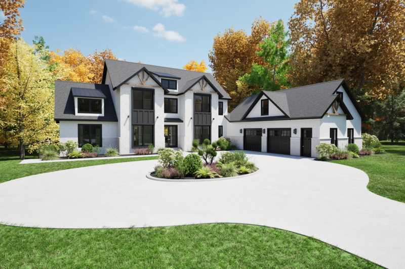 House Design - Exterior - Other Elevation for Contemporary House Plan #1116-9 - 4 bed, 3.5 bath