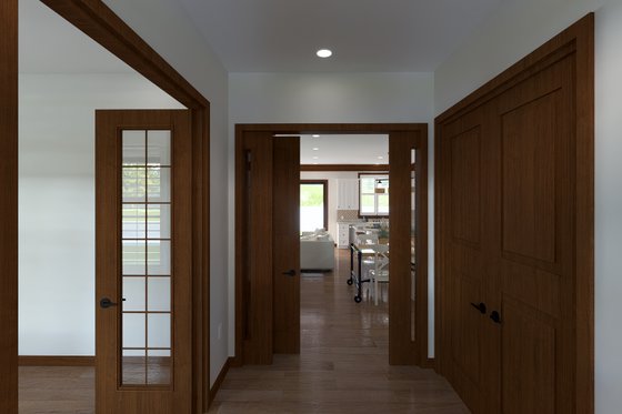 Interior - Entry for Mediterranean House Plan #1060-420 - 3 bed, 2.5 bath