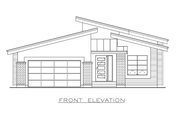 Contemporary Style House Plan - 2 Beds 2 Baths 1696 Sq/Ft Plan #1100-41 