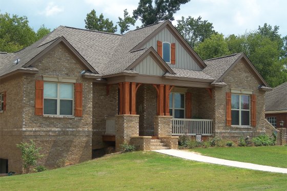 Exterior - Front Elevation 3 for Craftsman House Plan #63-189 - 4 bed, 3 bath