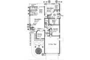 Traditional Style House Plan - 2 Beds 2 Baths 1604 Sq/Ft Plan #310-896 
