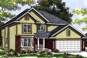 Traditional Style House Plan - 4 Beds 2.5 Baths 2144 Sq/Ft Plan #70-265 