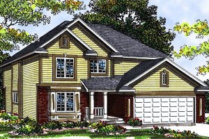 Traditional Exterior - Front Elevation Plan #70-265