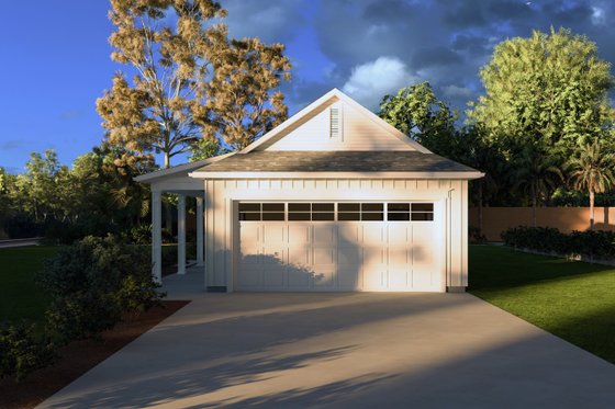 Exterior - Other Elevation for Farmhouse House Plan #1111-18, 0 bath