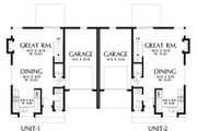 Modern Style House Plan - 6 Beds 4 Baths 2814 Sq/Ft Plan #48-928 